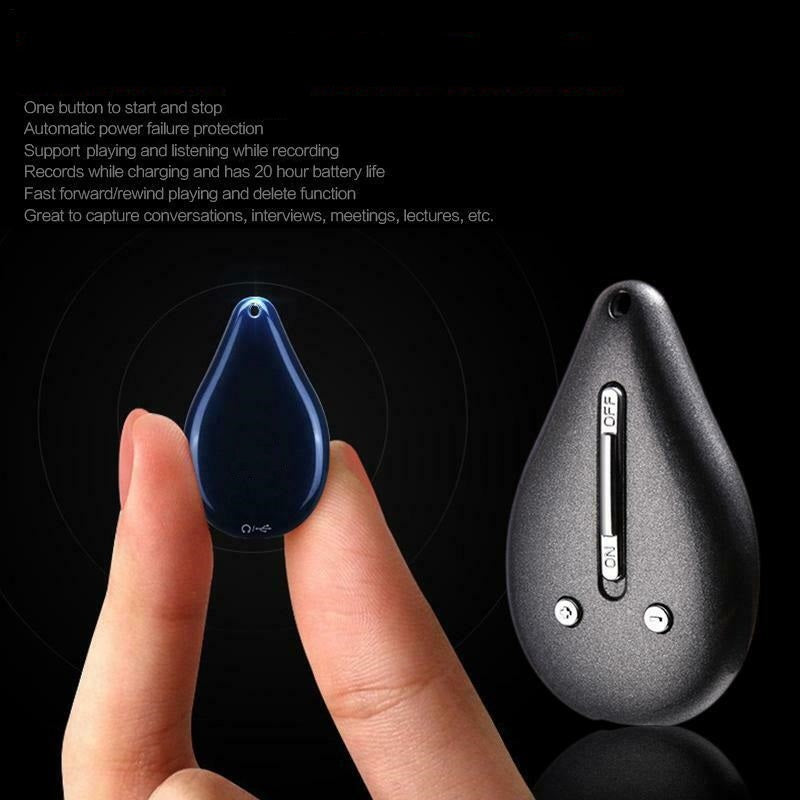 VoraKey Rekorder: Schlüsselanhänger-fähiger 100-Stunden-Speicher Ein-Knopf