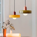 Arkea | Colored Glass Pendant Light With Adjustable Height
