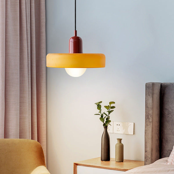 Arkea | Colored Glass Pendant Light With Adjustable Height