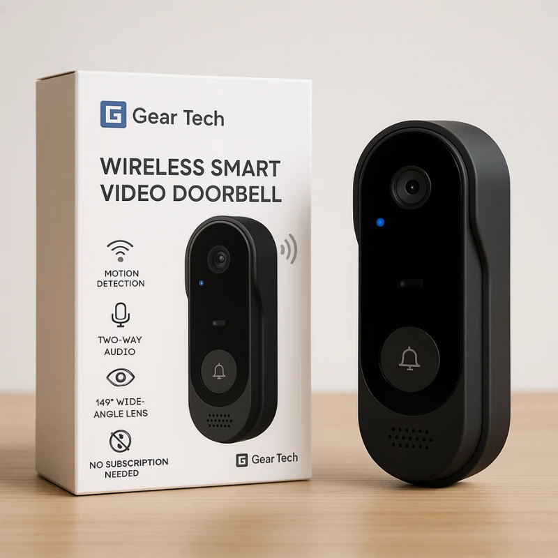 NovaGuard Pro Wireless Video Doorbell With HD Camera