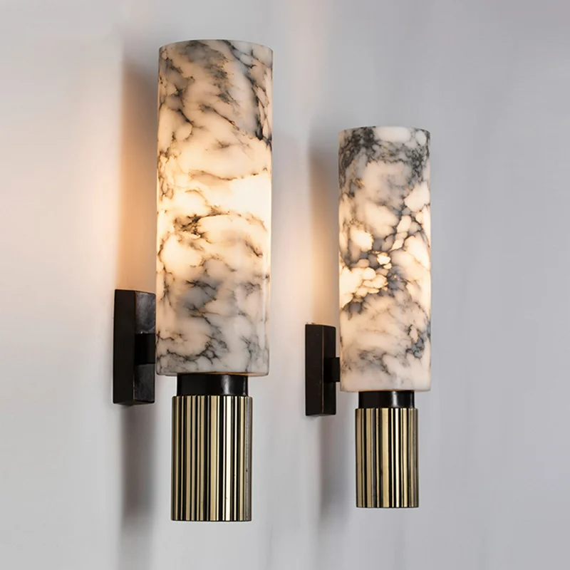 Lunara | Modern Marble Wall Lamp With Adjustable Brightness
