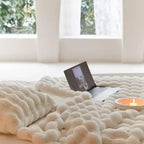 WinterGlow Plush Wool Blanket By AurynWool, Ultra Soft Cozy Throw For Cold Nights And Luxurious Comfort