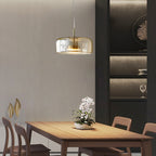 NovaLoom Vintage-Style Retro Pendant Lamp With Amber Glow