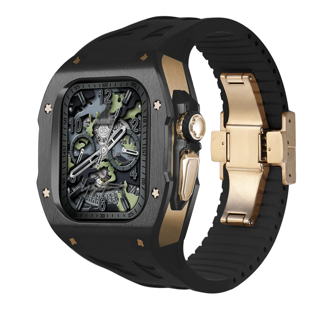 NovaGuard Titanium Case and Fluor Rubber Band for AW Ultra