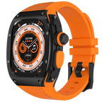 Edelstahlgehäuse und Silikonarmband für Apple Watch Ultra