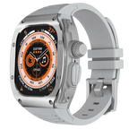 Edelstahlgehäuse und Silikonarmband für Apple Watch Ultra