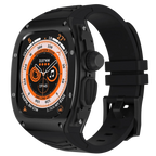 Edelstahlgehäuse und Silikonarmband für Apple Watch Ultra