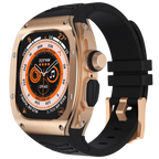 Edelstahlgehäuse und Silikonarmband für Apple Watch Ultra