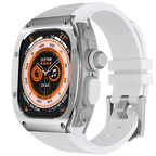 Edelstahlgehäuse und Silikonarmband für Apple Watch Ultra