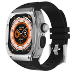 Edelstahlgehäuse und Silikonarmband für Apple Watch Ultra