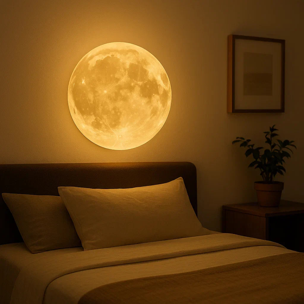 Lunara 3D LED Moon Lamp | Dimmer Night Light For Bedroom