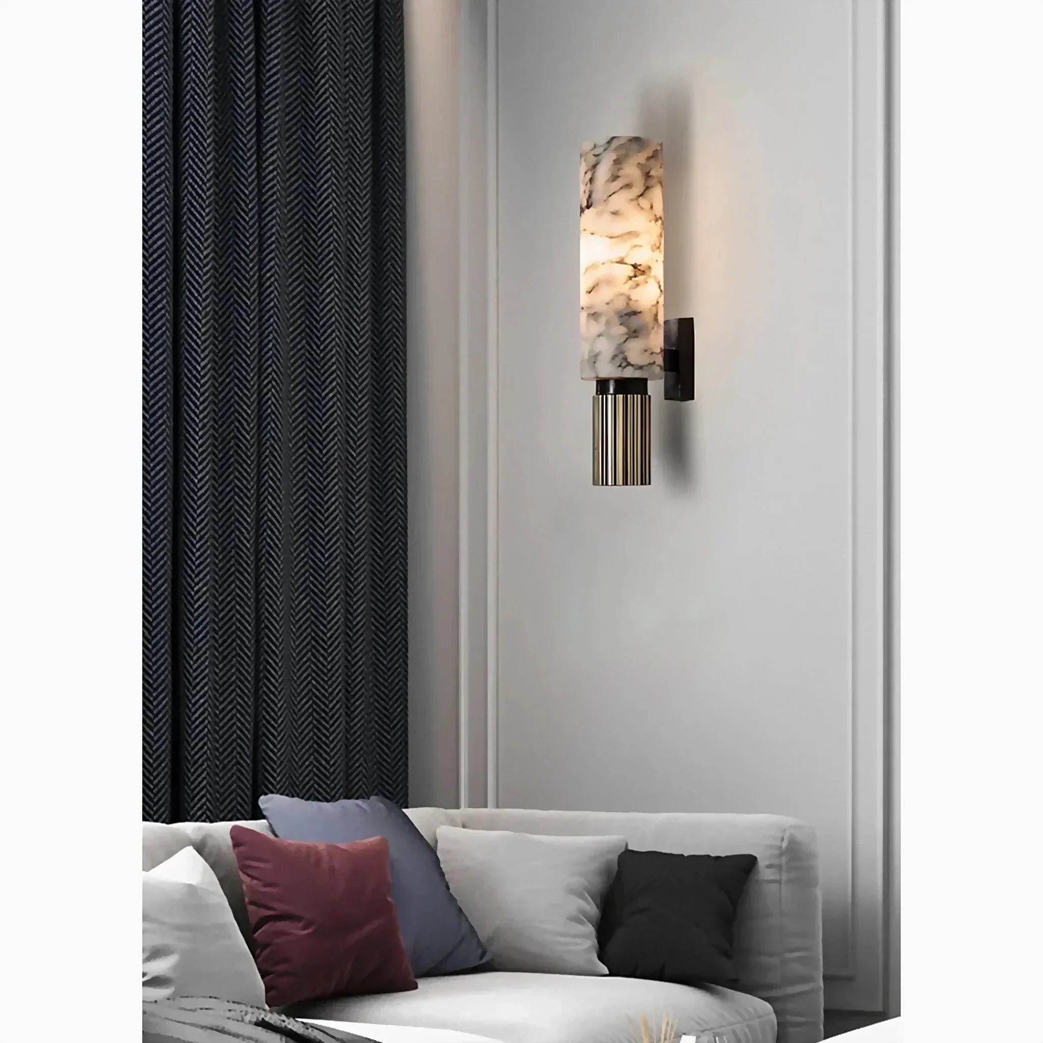Lunara | Modern Marble Wall Lamp With Adjustable Brightness