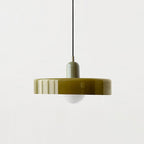 Arkea | Colored Glass Pendant Light With Adjustable Height