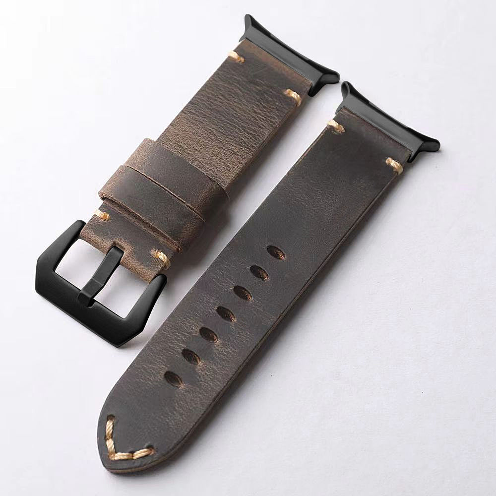 NovaLustre Vintage Leather Band for Samsung Watch Ultra