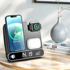 LumaCore 3-in-1 Wireless Charging Station And Alarm Clock