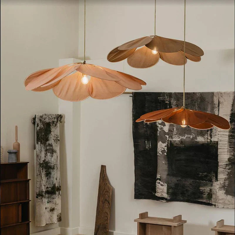 Ambient Blossom Petal Pendant Light Floral Glow Elegant