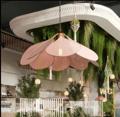 Ambient Blossom Petal Pendant Light Floral Glow Elegant