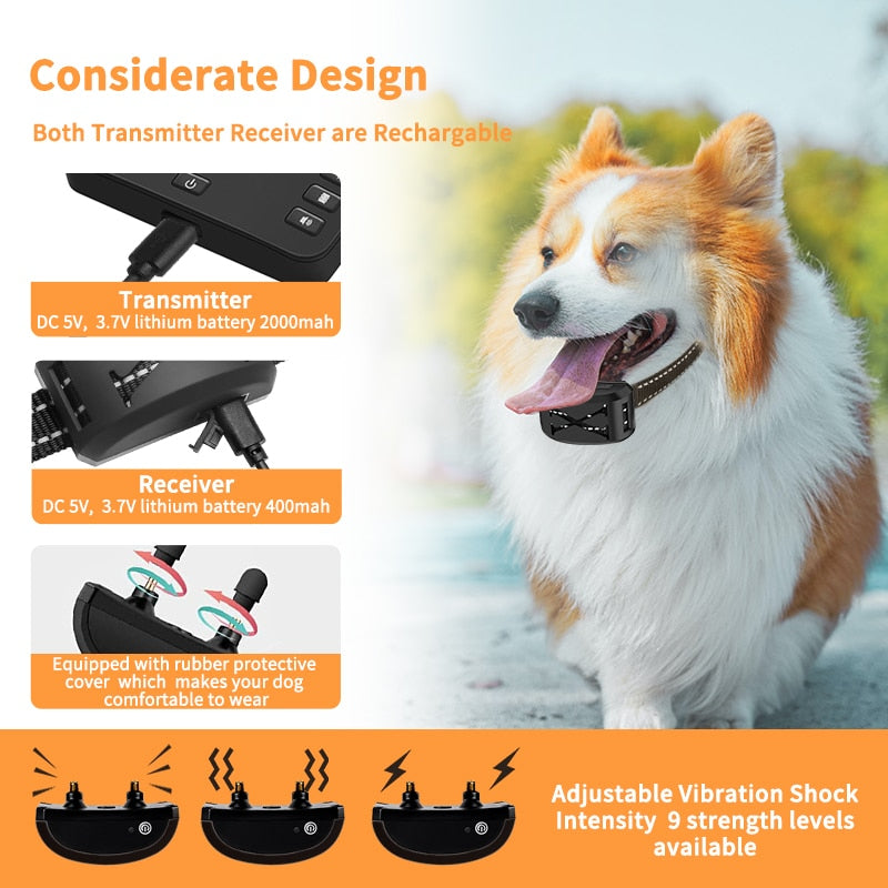 PawGuard Wireless Dog Fence Collar with Training Modes