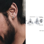 Lunari Jewelry Minimal Triangle Stud Earrings For Modern Style And Confident Everyday Wear