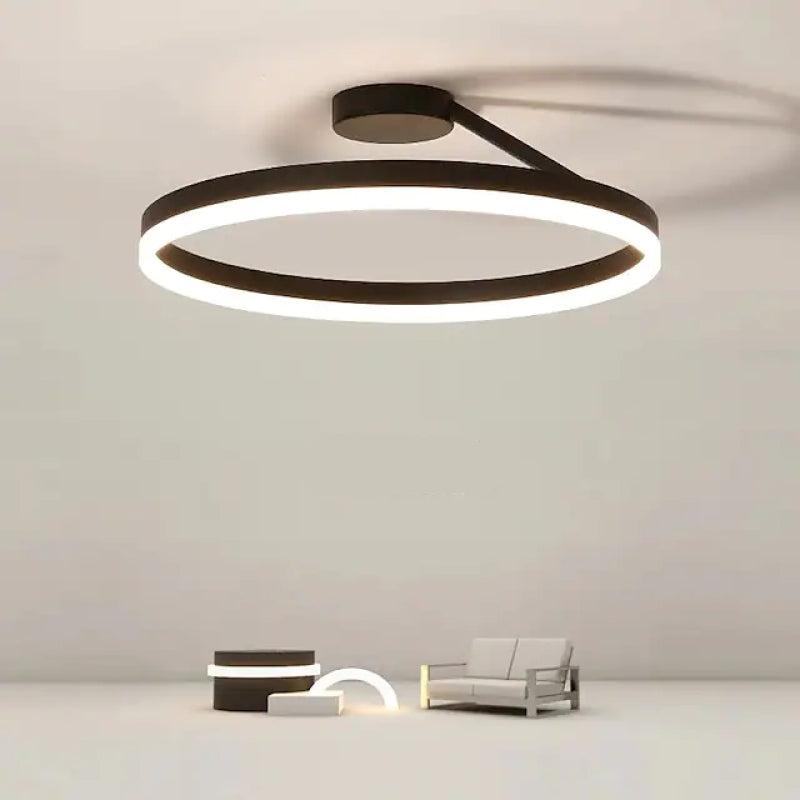 AureliaGlow Gold LED Ceiling Light For Living Rooms