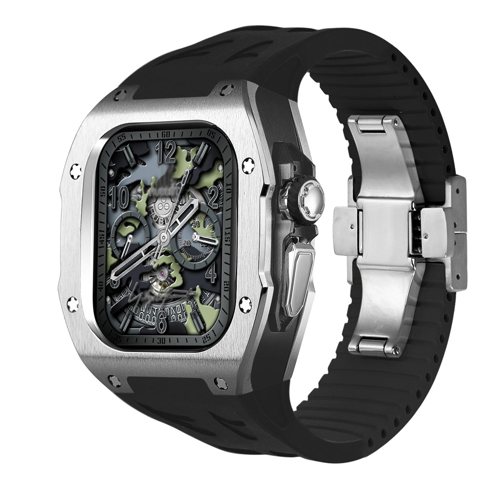 NovaGuard Titanium Case and Fluor Rubber Band for AW Ultra