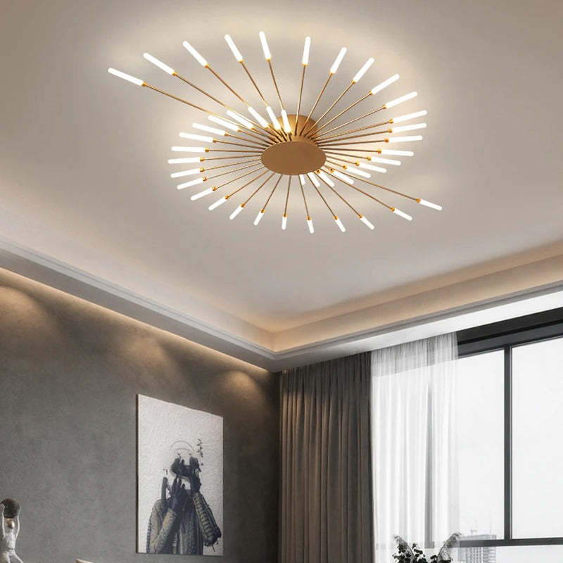 Aurora LED Fireworks Chandelier For Parties And Home