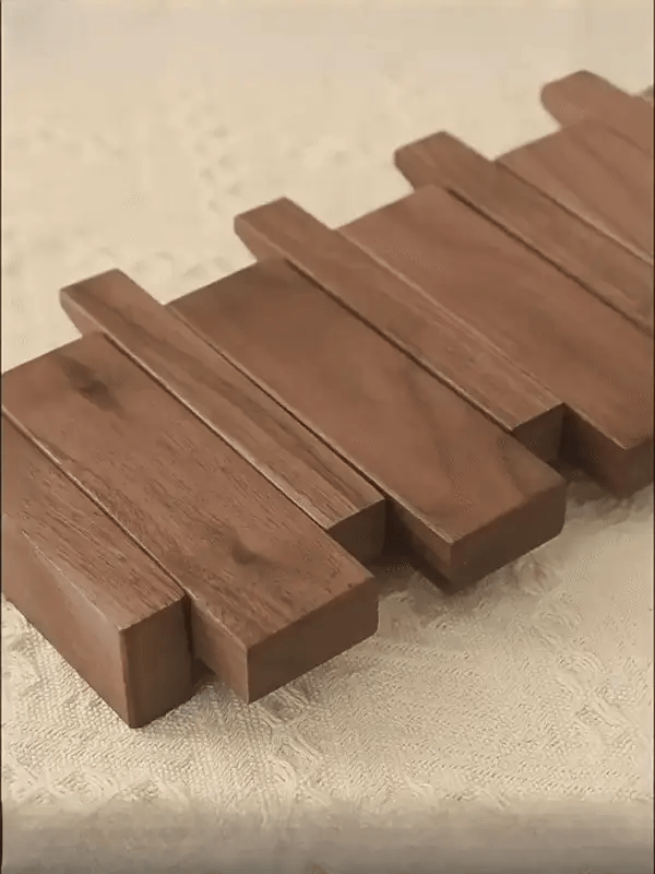 PianoCraft Coat Rack - Handmade Luxury Wooden Organizer