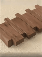 AriaWood Piano Coat Rack In Wood, Artistic Hallway Wall Hanger For Coats Hats And Scarves