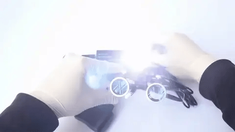 NovaView tandläkarförstoringsglas med LED - Binokulär förstoring