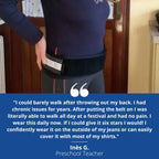 NovaEase Sciatica Pain Relief Belt for Lower Back Support