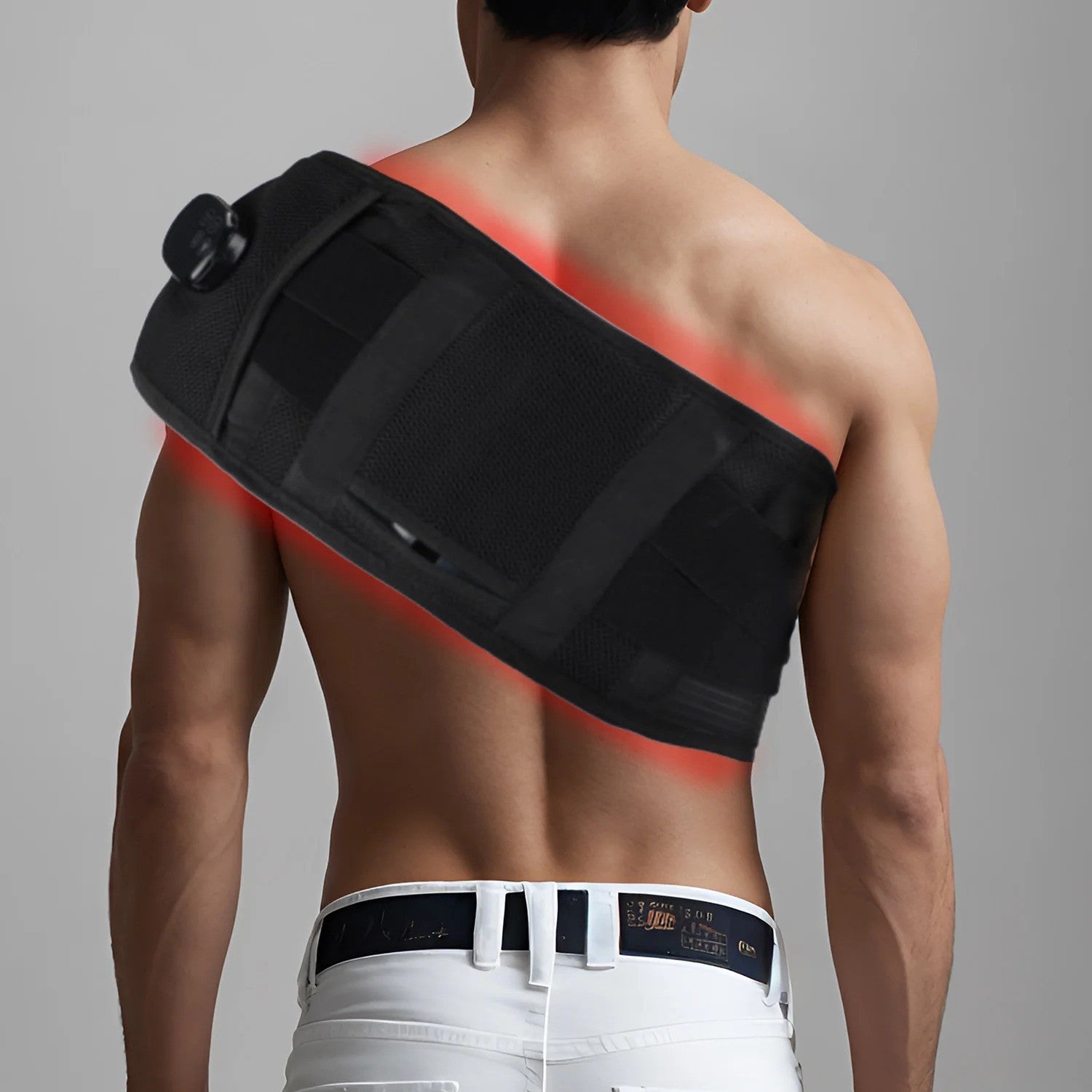 LumaWave 630nm Red Light Waist Belt with Heat and Vibration
