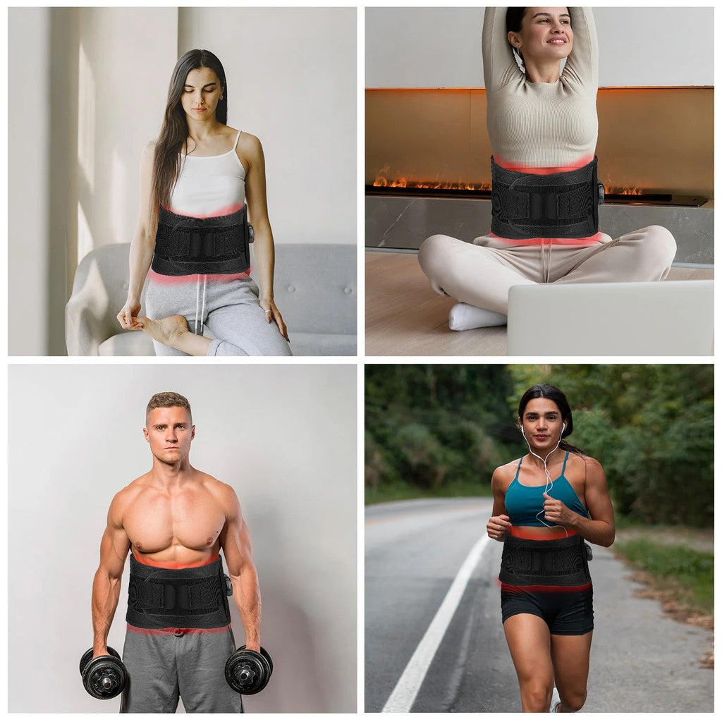 LumaWave 630nm Red Light Waist Belt with Heat and Vibration
