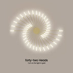 Aurek Industrial Sputnik LED Ceiling Light for Living Rooms