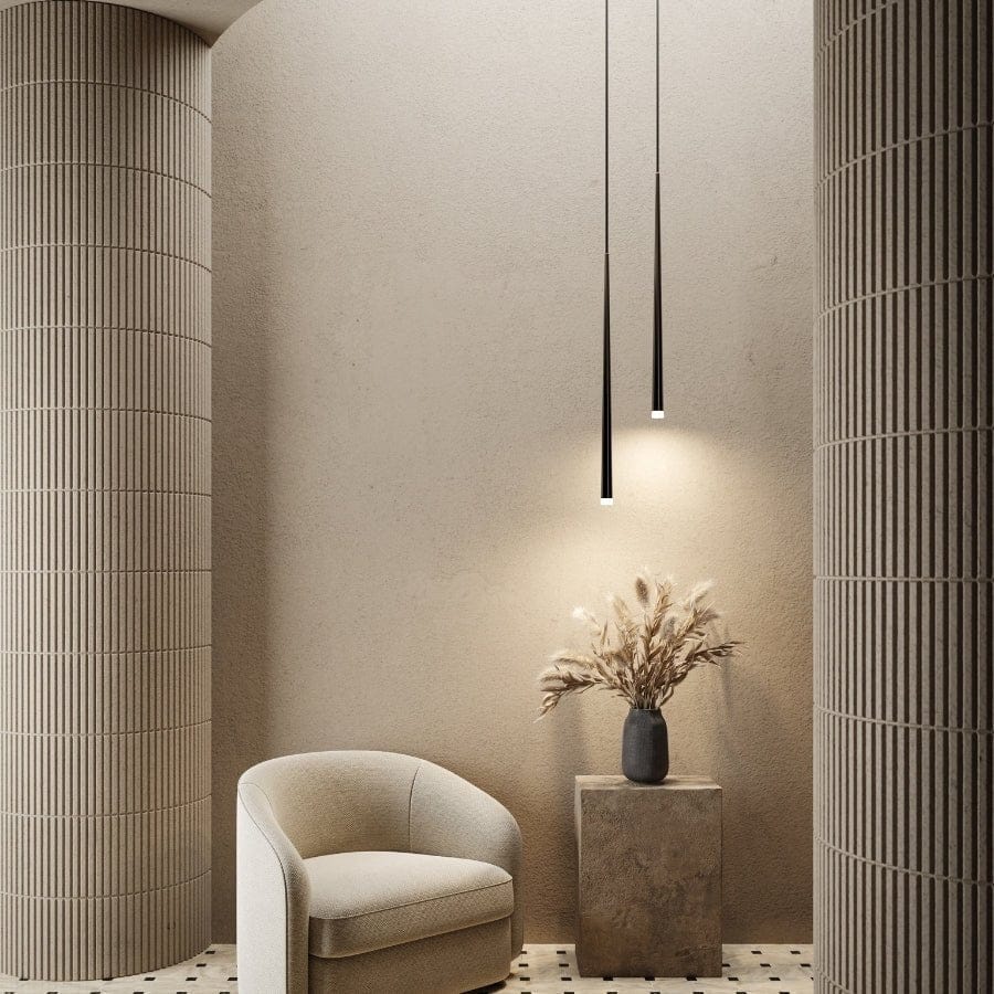 NyxLumen Drop Pendant Light Adjustable LED Lamp Fixture