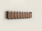 AriaWood Piano Coat Rack In Wood, Artistic Hallway Wall Hanger For Coats Hats And Scarves