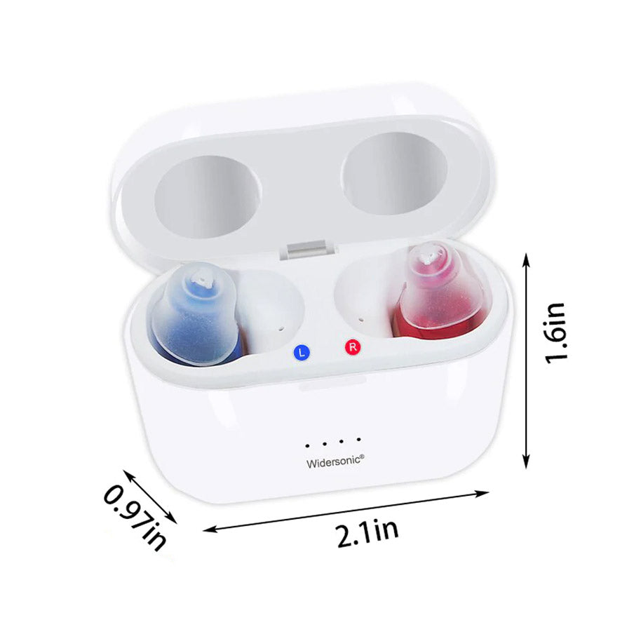 VeroSound デュオ 充電式 インビジブル 補聴器 ペア