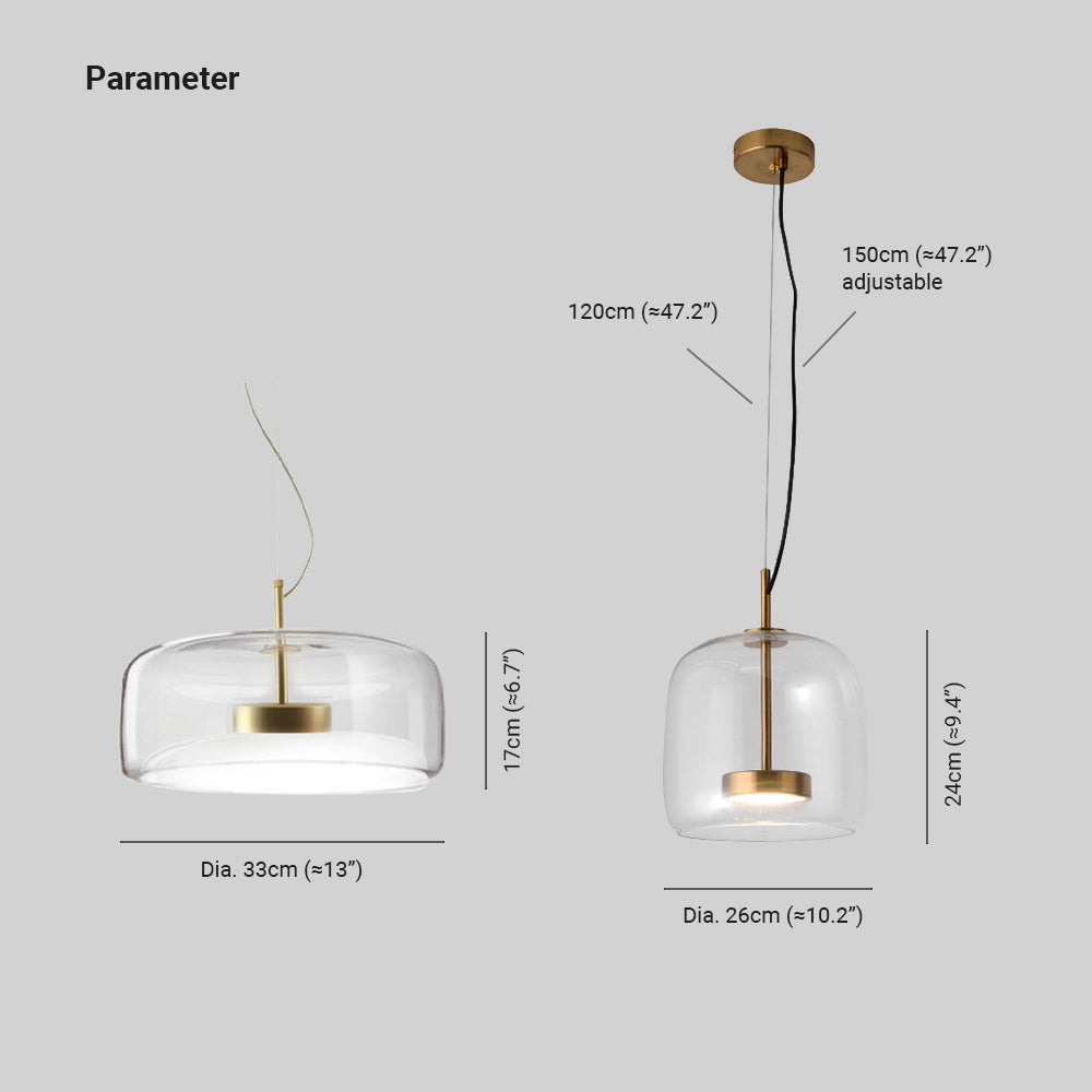 NovaLoom Vintage-Style Retro Pendant Lamp With Amber Glow
