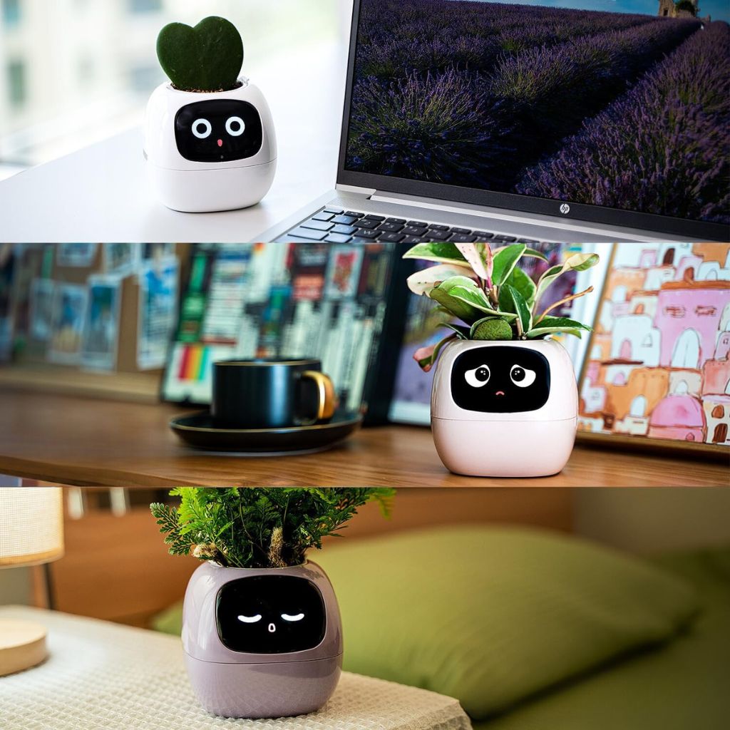 NexiLeaf Smart Planter With 70 Animations Alexa Connected