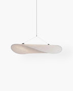 Avara | Japandi Minimalist Table Lamp with Wood Base | Potato Chip lamp
