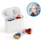 Elorin Invisible Rechargeable Hearing Aid, Discreet Comfortable In-Ear Device For Daily Use And Conversations