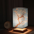 Aelora Japanese Scandinavian Bedside Lamp With Fabric Shade