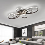 Modern Dimmable LED Multi-Ring Ceiling Light for Rooms