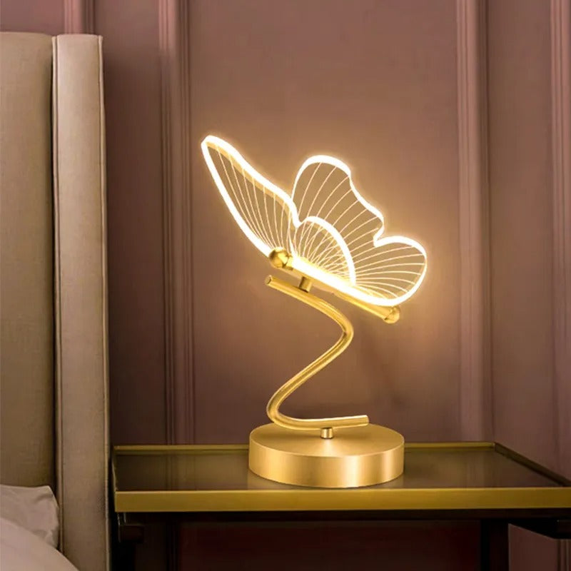 Lumenelle Dimmable LED Butterfly Table Lamp For Living Room