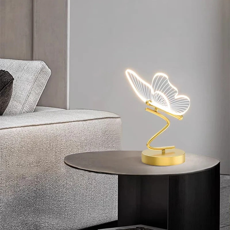 Lumenelle Dimmable LED Butterfly Table Lamp For Living Room
