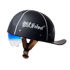 VeloGuard DOT zugelassener Motorrad-Baseballhelm ABS-Schale