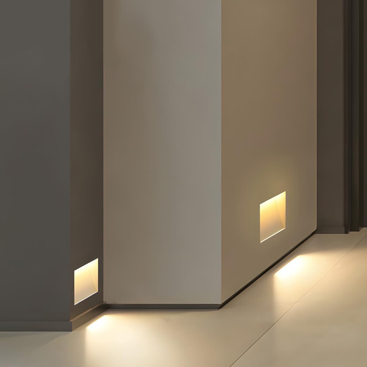 Motion Sensor LED Recessed Wall Sconces, Energy Efficient