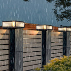 Pier Mount Outdoor Light, Waterproof LED, 3-Step Dimming