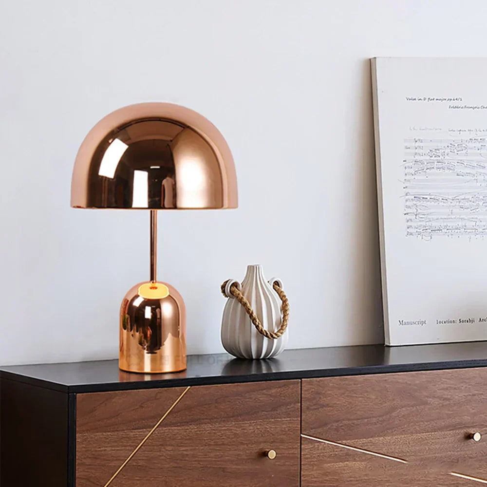 Kirrea Copper Table Lamp | Dimmable Modern Lighting