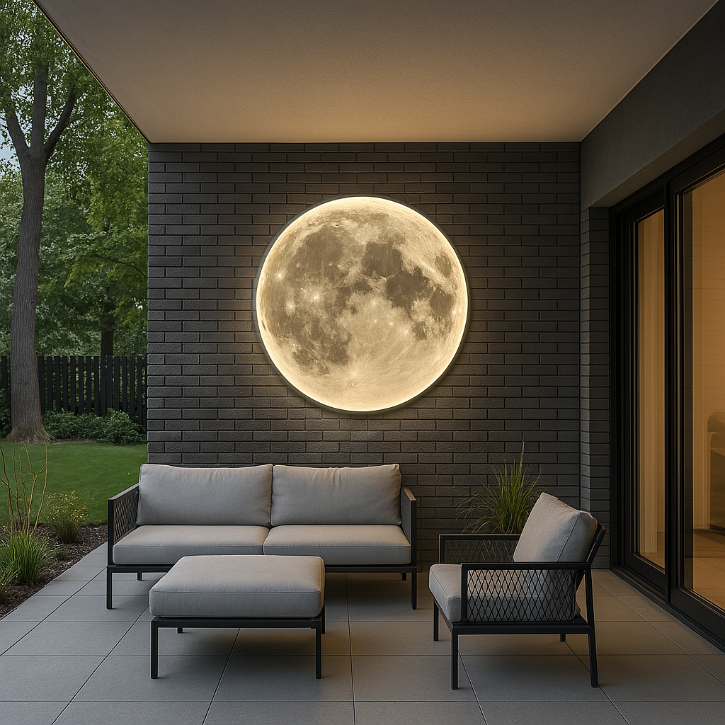 Lunara | Realistic Moon Wall Lamp With Soft LED Glow