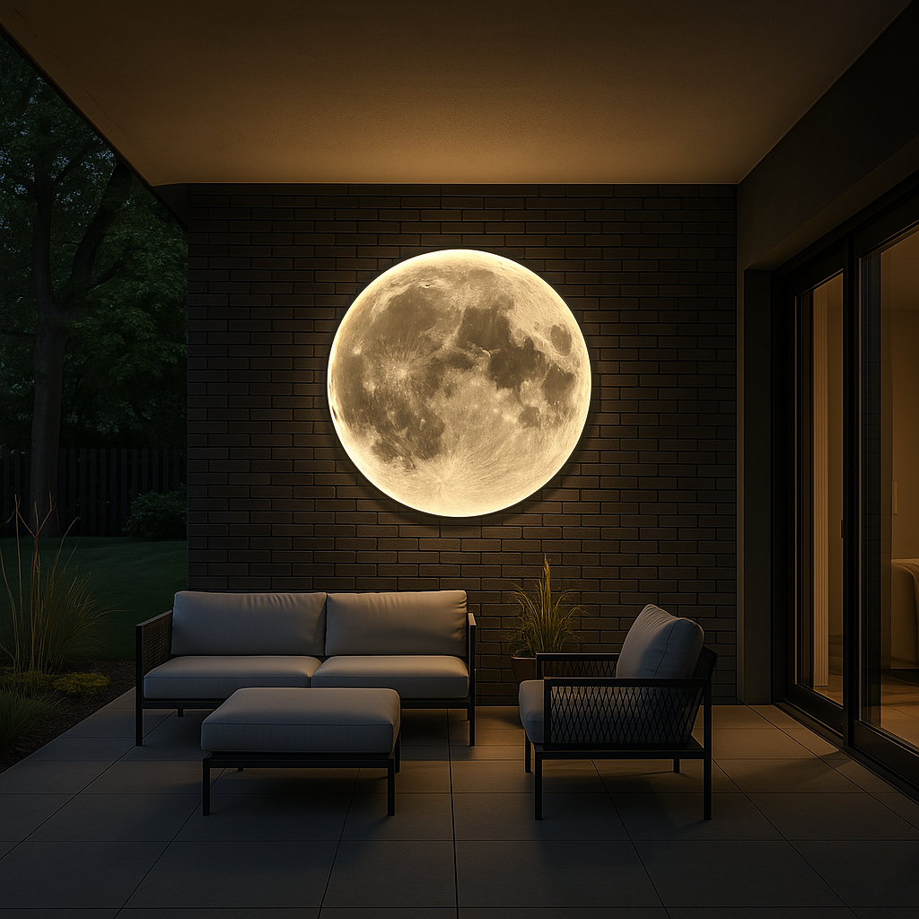 Lunara | Realistic Moon Wall Lamp With Soft LED Glow